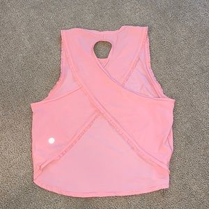 Lululemon coral pink tank